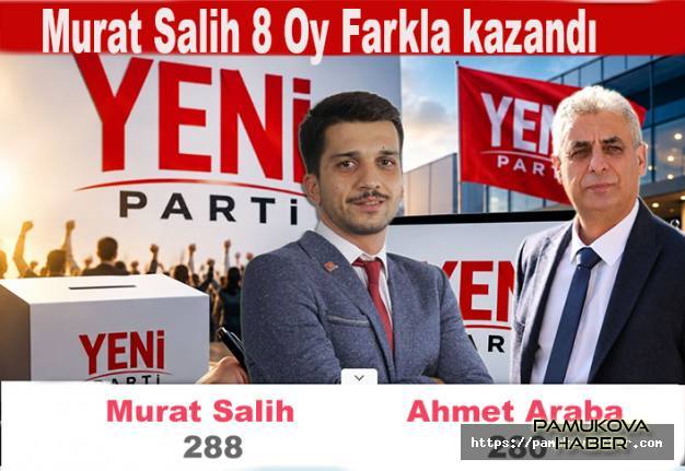 Pamukova da Yeni Partinin yeni ilçe başkanı Murat Salih oldu.