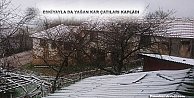 Pamukova da Yükseklere Kar, ilçe merkezine yağmur yağdı.