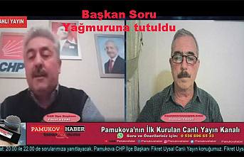CHP İlçe Başkanı Fikret Uysal Canlı Yayın konuğumuz