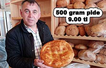 Pamukova’da 500 gram pide 9.00 tl oldu.
