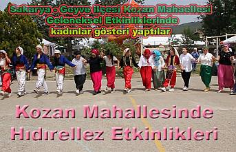 Geyve Kozan Mahallesinde Hıdırellez Pilavında büyük coşku