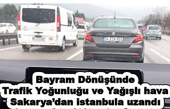 Bayram Dönüşü 2. gününde Yola çıkanlar Trafik Yoğunluğu ile karşılaştılar.