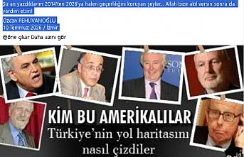 ÖZCAN PEHLİVANOĞLU yazdı. "Ne Kavga Ama" dedi.