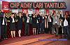CHP Aday adaylarını tanıttı. 