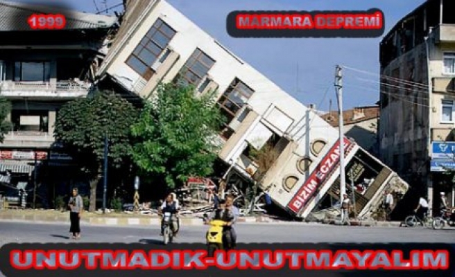 1999 Marmara Depremini  12.yılında hatırladık.