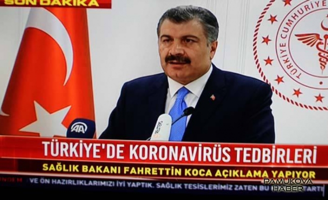 Coronanvirüs Türkiye de de görüldü.