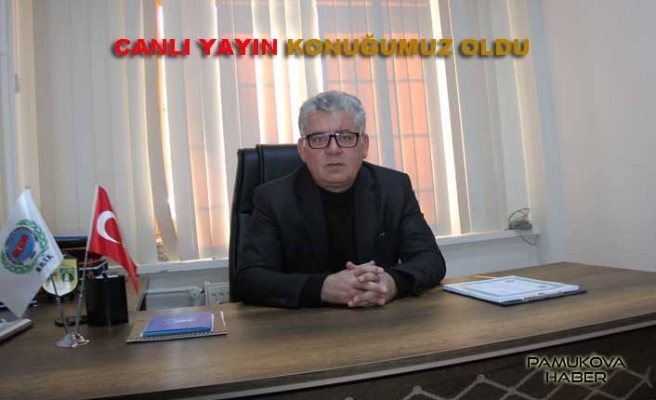 Hacıoğlu Pamukovahaber Canlı Yayın'ına Edirne den Konferans sistemi ile katıldı.