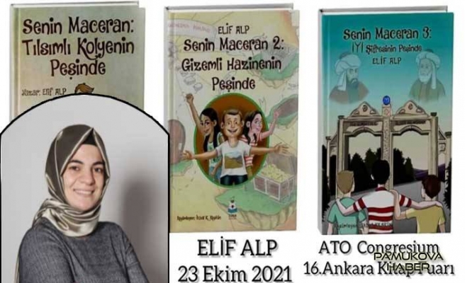 Elif Öğretmen Ankara Kitap Fuarında okuyucuları ile buluştu.