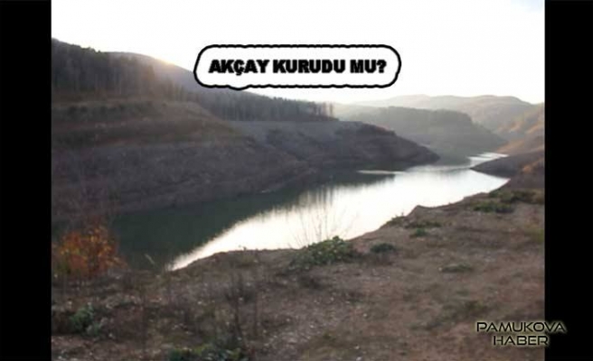 Akçay Barajının suyunu boşalttılar