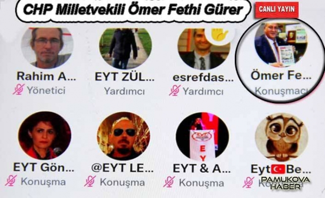 EYT liler CHP Niğde Milletvekili Gürer’i canlı yayına aldılar