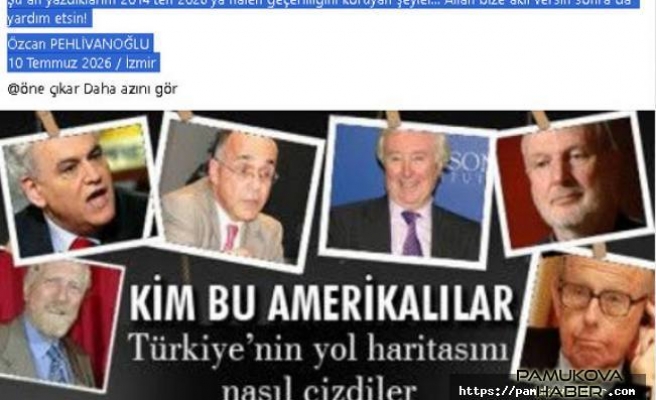 ÖZCAN PEHLİVANOĞLU yazdı. "Ne Kavga Ama" dedi.