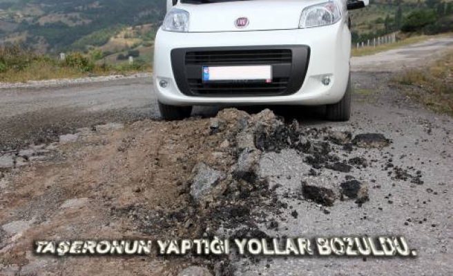 AKP döneminde yapılan yama yollar bozuldu