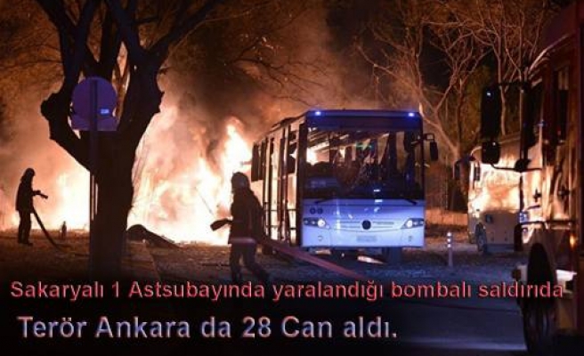 Ankara saldırısında yaralanan Sakaryalı 1 Astsubay da var. 