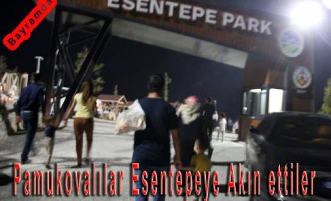 Bayramda açılan Esentepe Park’a Pamukovalılar akın ettiler.