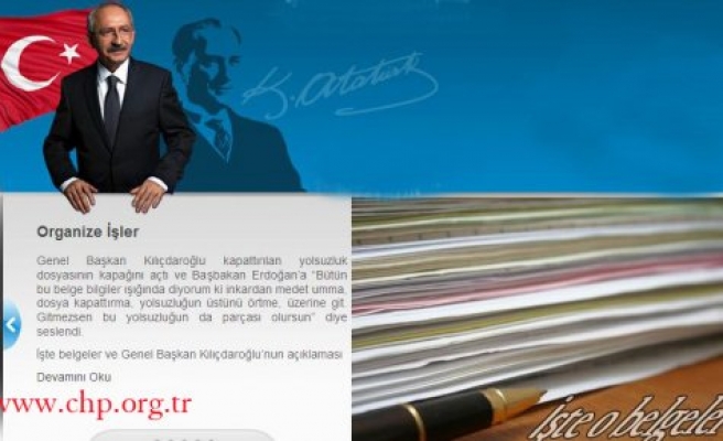 CHP internet te yayınladı: İşte O belgeler
