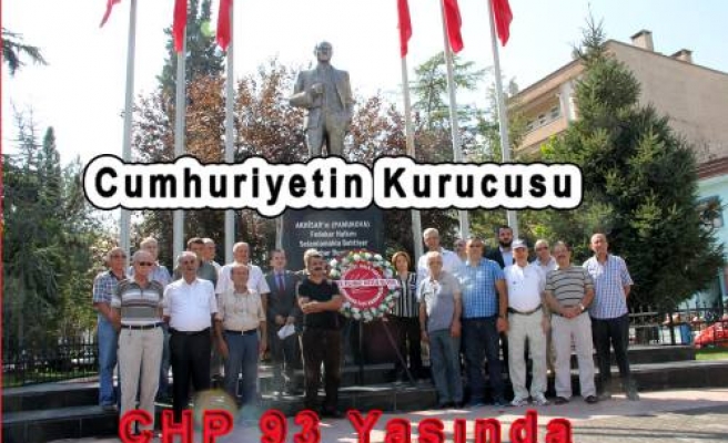 Cumhuriyetin Kurucu Partisi CHP 93. Yaşında. 