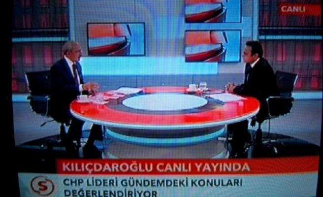 Kemal Kılıçdaroğu stv de “günlük” programında soruları yanıtladı.