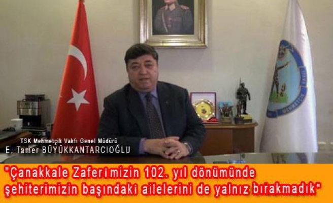 Mehmetçik Vakfı Çanakkale Şehitleri anma programı düzenledi.