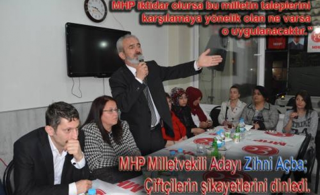 MHP’li Açba ‘ Ankara’da Sakarya’nın sözcüsü olacağım.’dedi