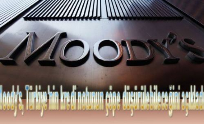 Moody's Türkiye'nin notunu indirim için izlemeye aldı