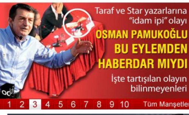 Osman Pamukoğlu bu eylemden haberdar mıydı?