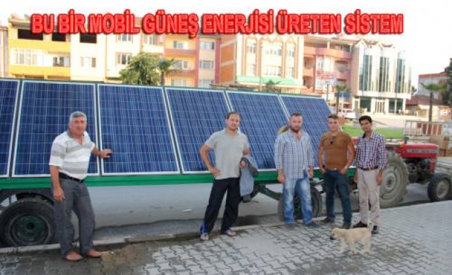 Pamukova'ya, çiftçiye yardımcı olacak Mobil Güneş Enerji Sistemi getirildi.