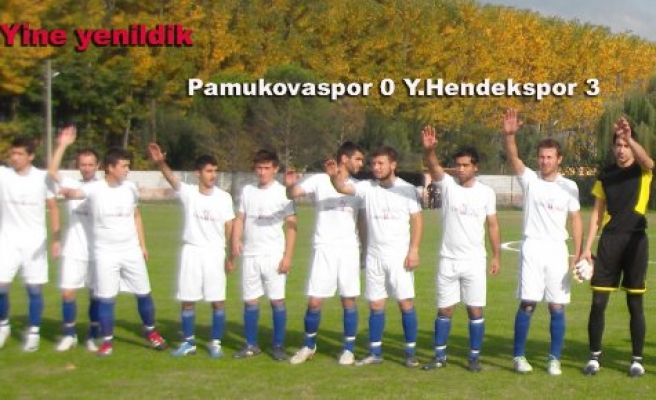 Pamukovaspor Yeni Hendekspor’a 2-0 malup oldu.