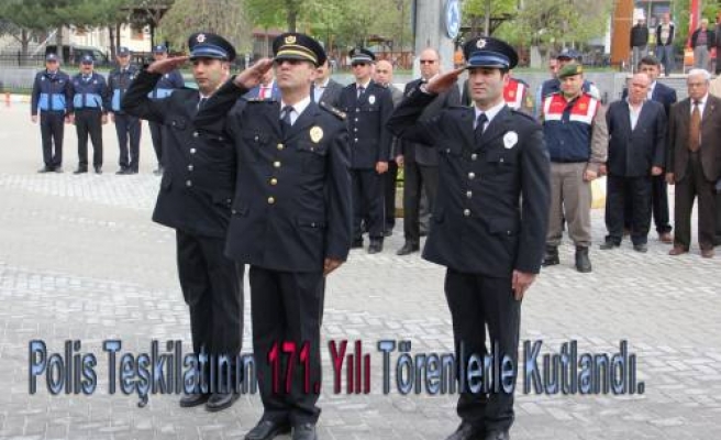 Polis Teşkilatının Kuruluşunun 171. Yılı Törenlerle kutlandı.