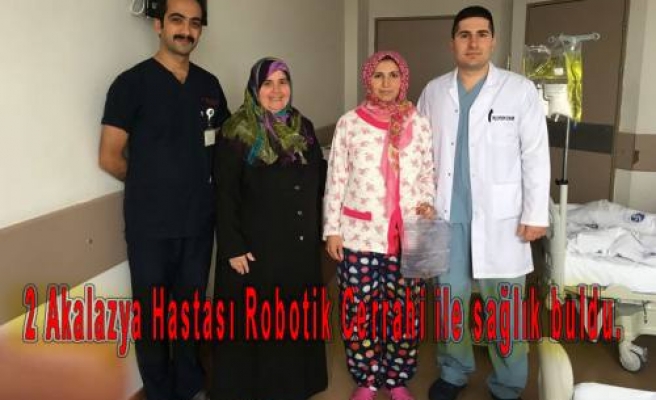 Robotik Cerrahiyle Sağlık Buldular