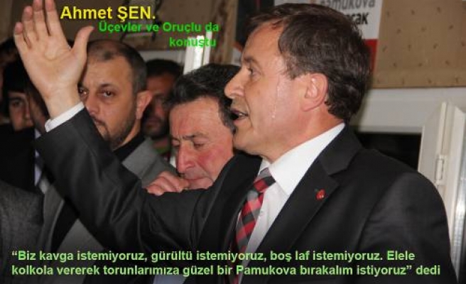 Saadet Parti adayı Ahmet Şen kardeşlik ve barış istediklerini söyledi.