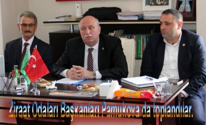 Ziraat Odaları Başkanları Pamukova da toplandılar. 