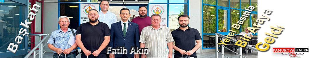 Başkan Fatih Akın Yerel Basınla bir araya geldi.