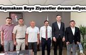Pamukova ya yeni gelen Kaymakamı Ziyaretler devam ediyor.