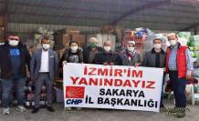 CHP'nin yardımları İzmir'e ulaştı