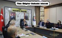 Sakarya’da Olağanüstü Tedbirler Alındı.