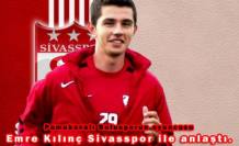 Pamukovalı Boluspor’un kanat oyuncusu Emre Kılınç Sivassporla anlaştı. 