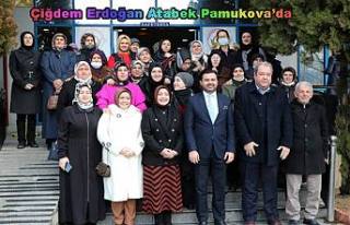 Çiğdem Erdoğan Atabek Pamukova’da bir dizi ziyaretlerde...