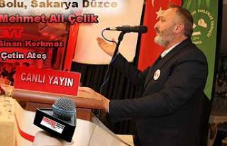 Bolu, Sakarya, Düzce EYT Başkanı Mehmet Ali Çelik...