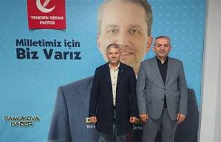 Yeniden Refah İlçe Başkanı Önder Bilaloğlu oldu.
