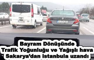 Bayram Dönüşü 2. gününde Yola çıkanlar Trafik...
