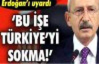 Erdoğan'a Suriye uyarısı: Türkiye'yi sokma!