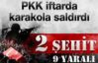 Jandarma karakoluna saldırı: 2 şehit 