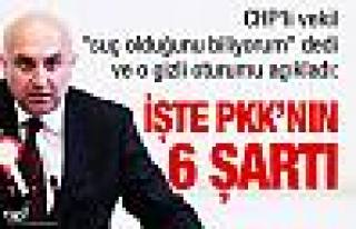 Özkoç, PKK'nın 6 maddelik 'çözüm süreci' şartlarını...