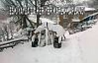 Pamukova dan en son kar görüntüleri