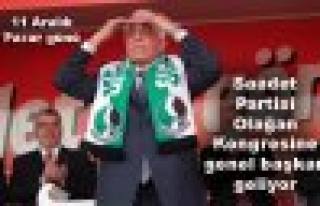 Saadet Partisi Genel Başkanı Kamalak Sakarya ya...