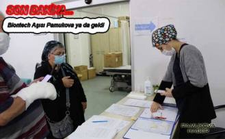 Son dakika.  Biontech aşısı Pamukova ya da geldi.