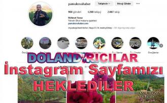 Pamukovahaber sitemizin İnstagram sayfası hacklendi.