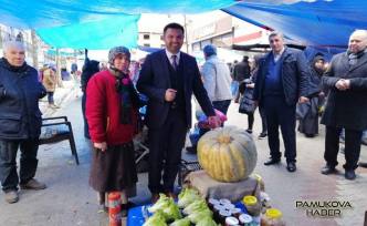 Pamukova Çiftçisi 49 kiloluk kabak yetiştirdi.