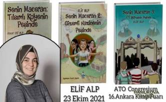 Elif Öğretmen Ankara Kitap Fuarında okuyucuları ile buluştu.