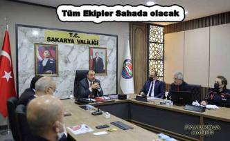 Sakarya’da Olağanüstü Tedbirler Alındı.